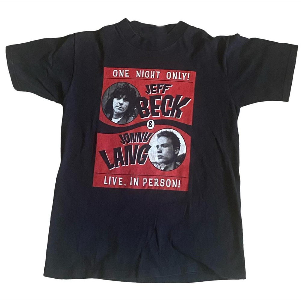 Jeff Beck & Johnny Lang 1999 One Night Tee
